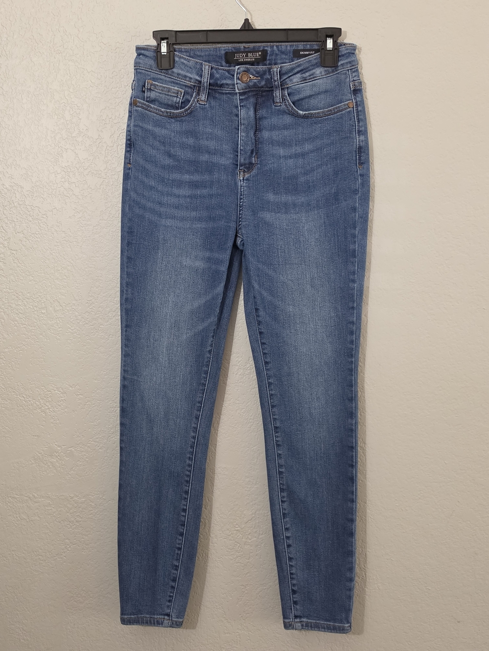 Judy Blue Skinny Fit Jeans Medium Wash High Waist Stretch Denim Womens 5/27